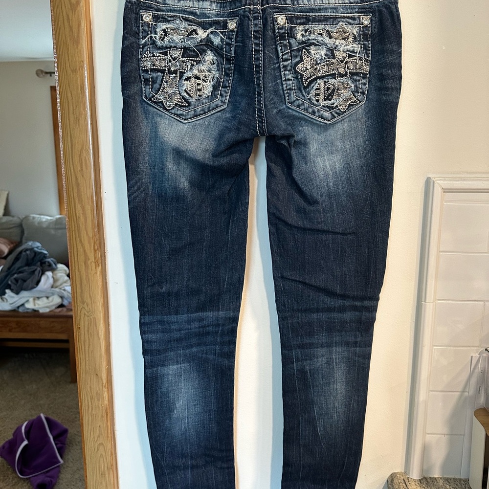 Miss Me Jeans with Embellished Pockets